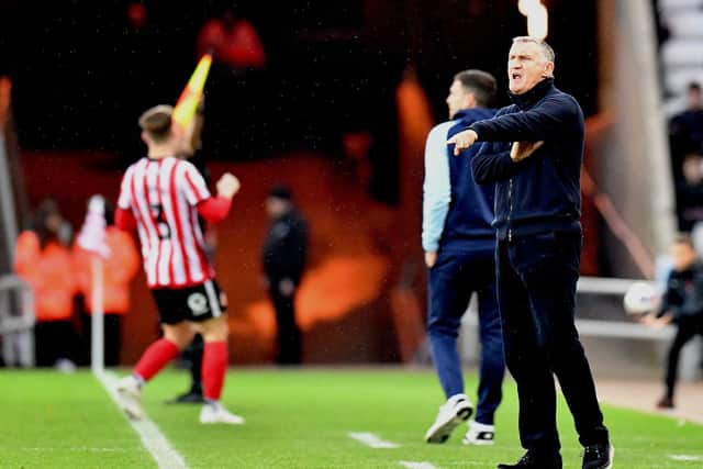 Sunderland boss Tony Mowbray. Picture by FRANK REID