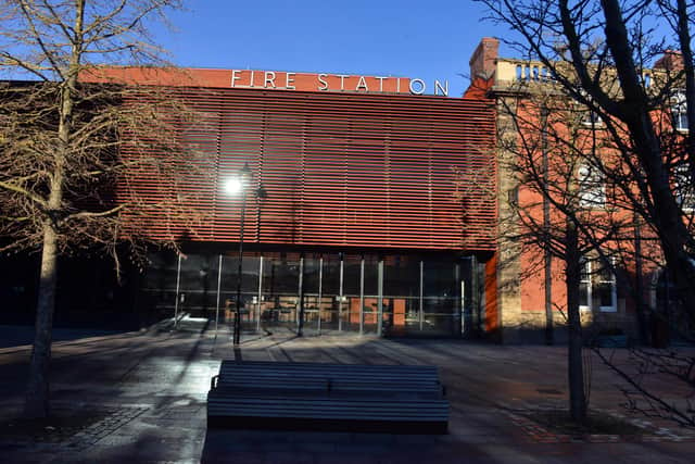 The new £11m auditorium was built on to the side of the Fire Station and opened last year