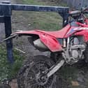 File image of a seized motorcycle in Sunderland.