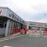The trial is taking place on the test track at Sunderland's Nissan plant.