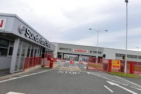 The trial is taking place on the test track at Sunderland's Nissan plant.