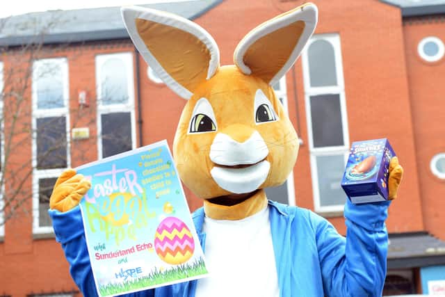 Please help the Easter Bunny give needy kids a boost