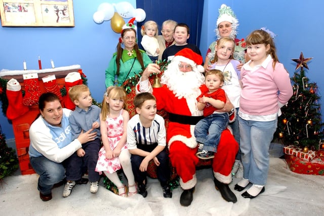 Back to 2004. Helpers from the Four Seasons activity group were out in force to help Santa when he visited the Ford, Pallion and Millfield Christmas party.