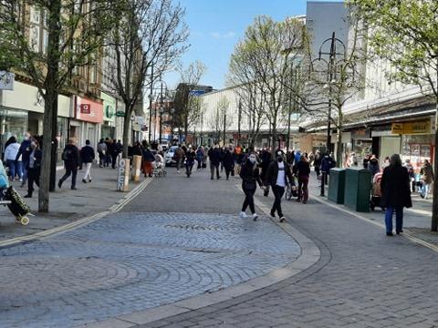 Streets deserted for months were bustling again.