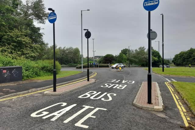 The bus gate in Dene Street in Silksworth will soon have cameras to enforce it.