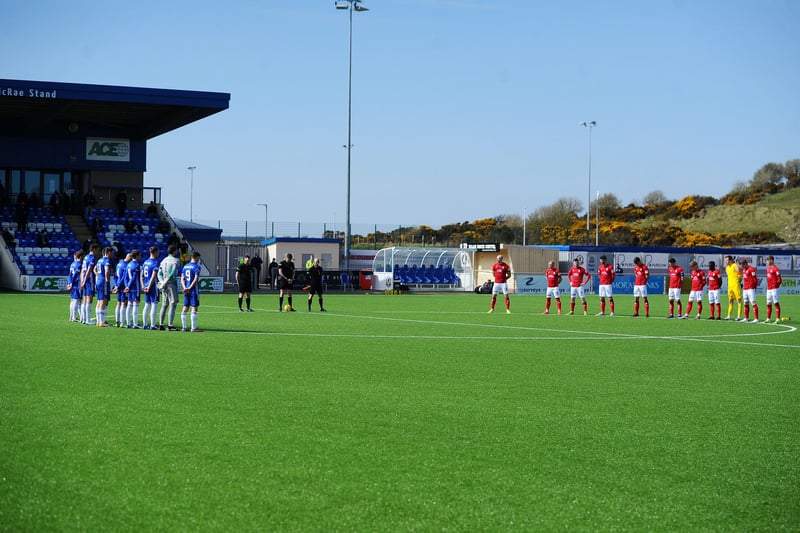 The players and those in attendance also observed a minutes silence for the Prince who passed away earlier in the week