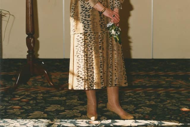 Gladys pictured ahead of a wedding she was attending in 2005.