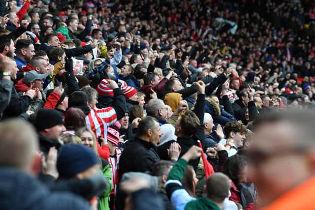 Sunderland fans celebrate
