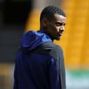 Alexander Isak of Newcastle United looks on prior to the Premier League match between Wolverhampton Wanderers and Newcastle United at Molineux on August 28, 2022 in Wolverhampton, England. (Photo by David Rogers/Getty Images)