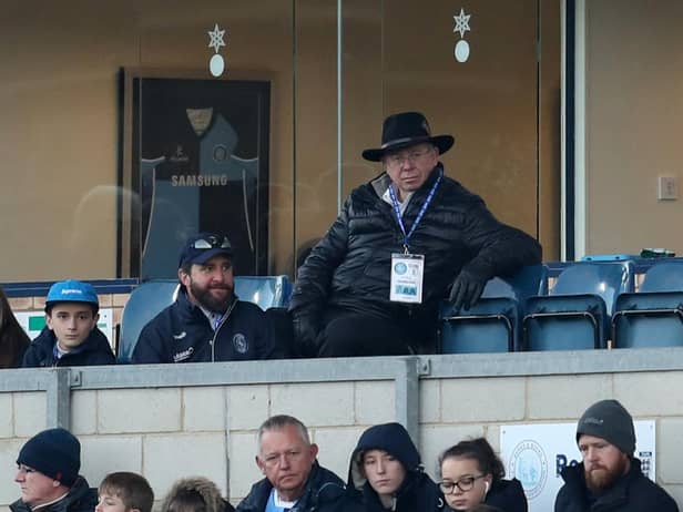 HIGH WYCOMBE, ENGLAND - DECEMBER 29: Rob Couhig majority shareholder of Wycombe Wanderers during the Sky Bet League One match between Wycombe Wanderers and Coventry City at Adams Park on December 29, 2019 in High Wycombe, England. (Photo by Catherine Ivill/Getty Images)