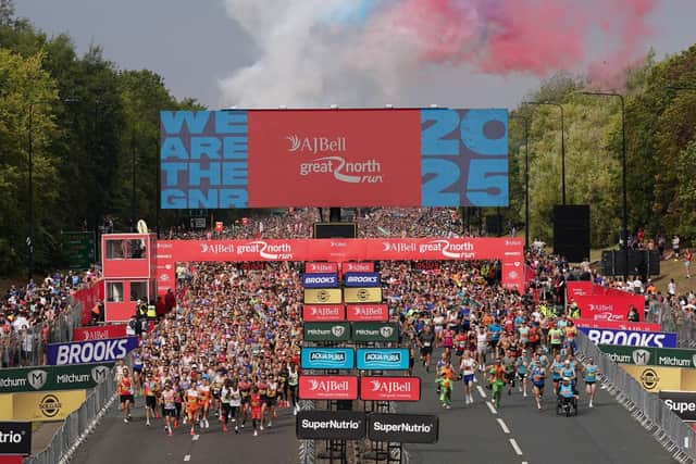 A new digital travel ticket which can be downloaded on to a smartphone has been launched for this year’s Great North Run. Photo by Ian Forsyth/Getty Images