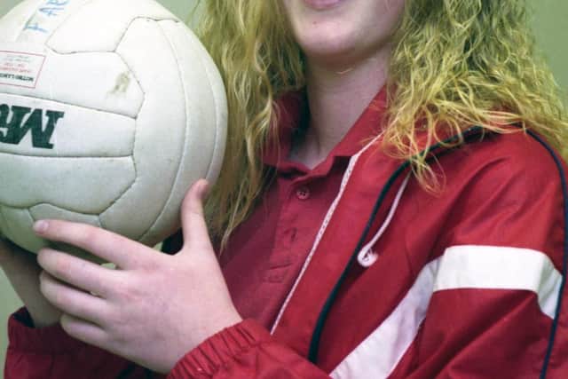 Lisa Stanley, 15  from Farringdon made her England Schools' under-16 netball debut in February 1992.