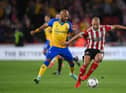 Adlene Guedioura playing for Sheffield United.