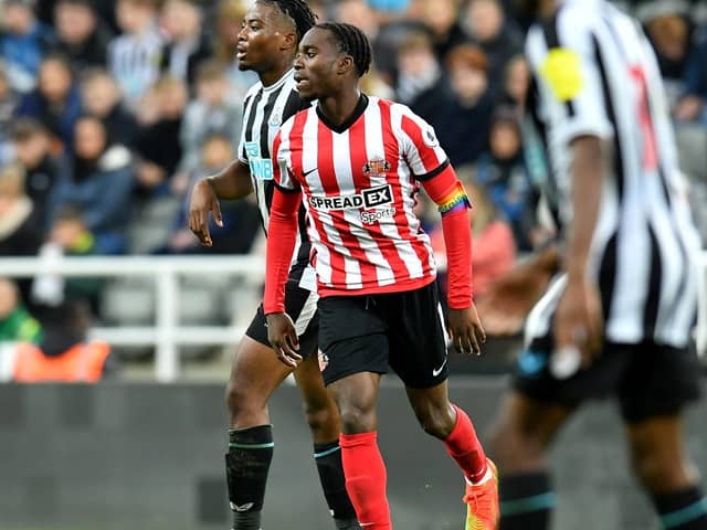 Jay Matete playing for Sunderland's U21s earlier this season