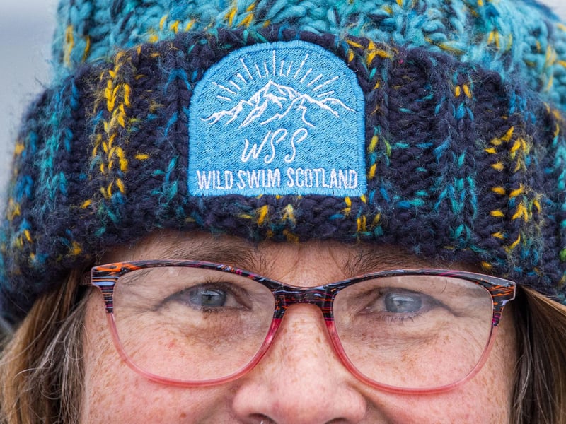 The woolly bobble hat is a must-have wild swimming accessory!