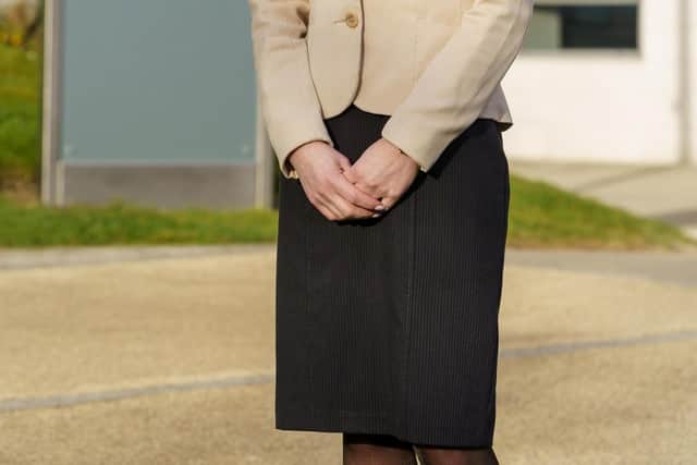 Viktoriia Ishcheriakova at her new place of employment, the University of Sunderland. Picture by DAVID WOOD.