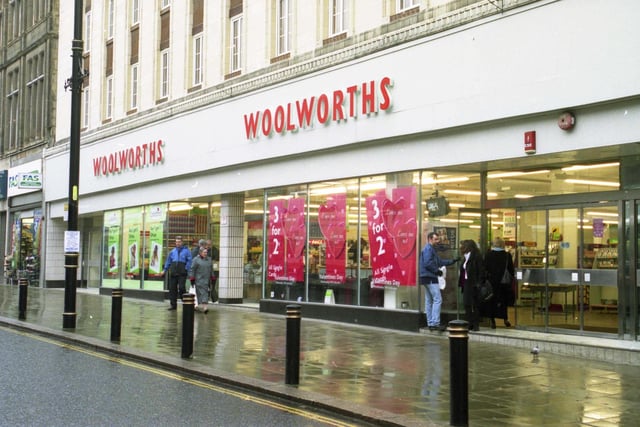 Woolworths pictured in Fawcett Street in 2001.