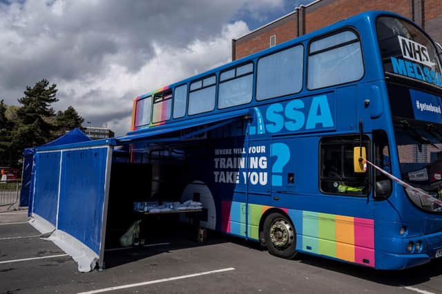 The vaccine bus will be travelling to locations in County Durham