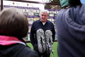 Steve Bruce remains as Newcastle United's head coach. (Photo by Alex Morton/Getty Images)