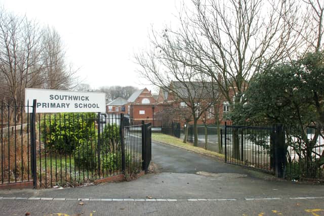 The former Southwick Primary School site, pictured shortly before it closed.