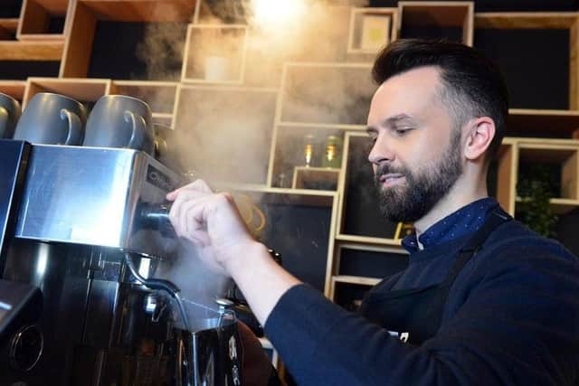 Michael Curtis of Grinder Coffee Co in Durham Road