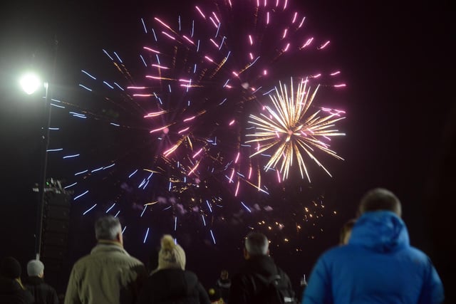 Sparkle season underway in Seaham as the fireworks begin.