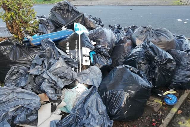 The amount of excessive side waste collections that has been recorded has nearly doubled to 8,476 in the 12 months leading up to March this year.