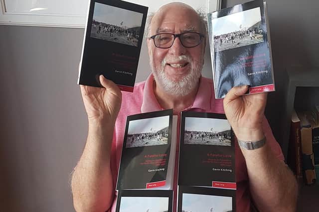 Gavin and his new book on the origins of football in the North-east.