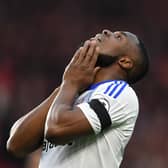 MIDDLESBROUGH, ENGLAND - APRIL 26:  Victor Anichebe of Sunderland looks on during the Premier League match between Middlesbrough and Sunderland at the Riverside Stadium on April 26, 2017 in Middlesbrough, England.  (Photo by Laurence Griffiths/Getty Images)