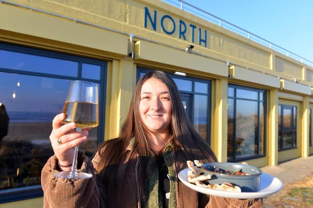 The new North Restaurant, South Bents, Seaburn opens this week. Staff member Emma Millen.