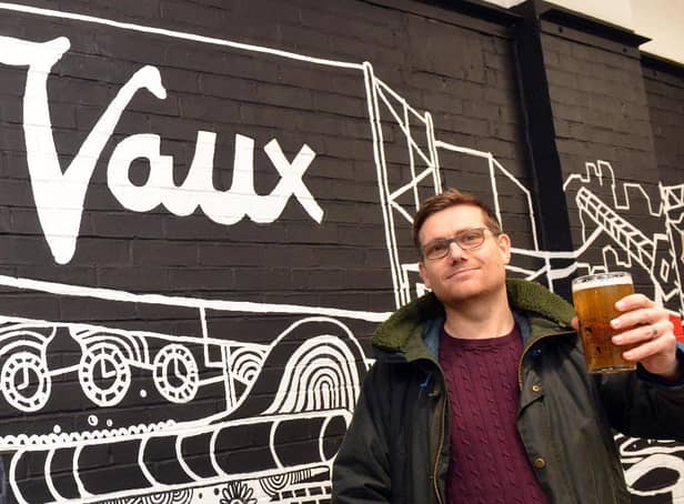 Vaux Brewery's Michael Thompson.