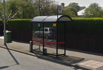 A bus shelter c/o Google Streetview