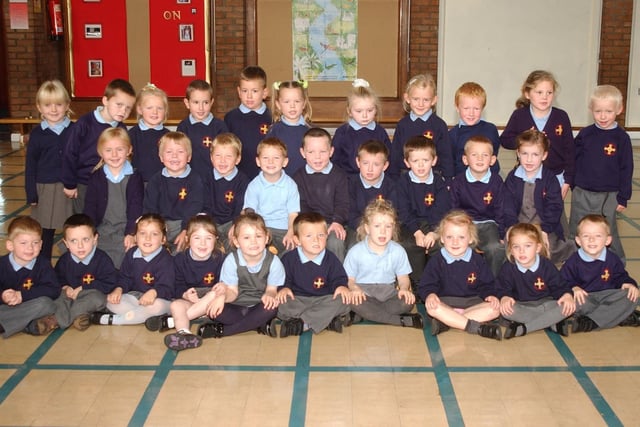A 2004 photo for these new starters at St Cuthbert's RC in Grindon Lane.