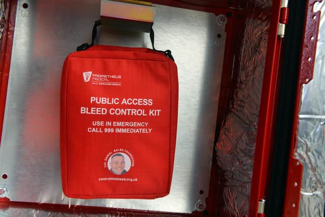Emergency services will talk people through how to use the kits