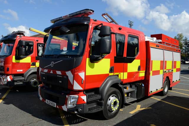 Firefighters came under attack in the Carley Hill area of Sunderland.