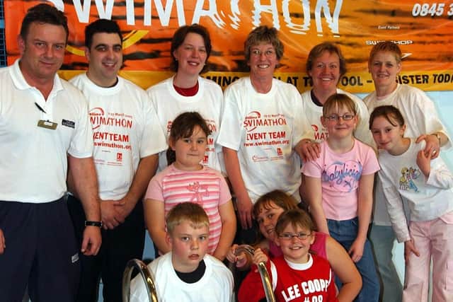 A swimathon at the baths in 2005.