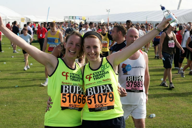 It's a gruelling challenge but these runners got to the finish line of the 2006 Great North Run.