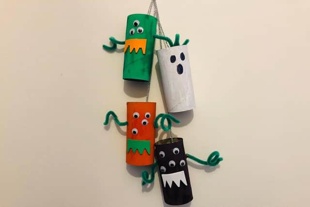 The project also encourages children and their families to create Halloween themed artwork out of everyday objects.