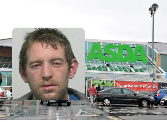 Aaron Richardson has been jailed after stealing Christmas trees from Asda