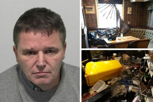 Alan Clarke broke into a Sunderland pub and caused damage worth around £2,000
