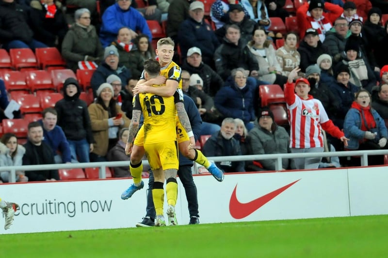 Chris Maguire's move to Lincoln City ended up being unsuccessful but he of course returned to the Stadium of Light with a hat-trick. He had been lucky to avoid an early red card, and celebrated his first gleefully in front of Lee Johnson. Johnson would be sent off in the closing stages of the game - the first of a chain of events that would lead to his departure.
