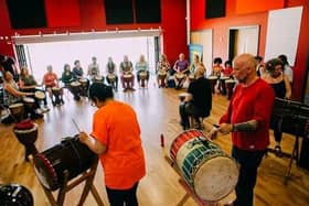 Now's your chance to learn African drumming.