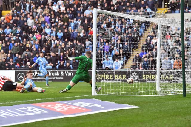 Viktor Gyokeres doubles Coventry City's lead on Saturday lunchtime
