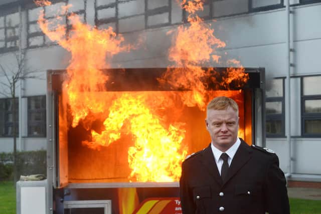 Chief Fire Officer Chris Lowther, when serving as Assistant Chief Fire Officer.