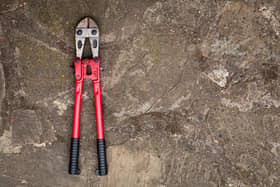 Bolt cutters - a popular choice for some youths to purchase.