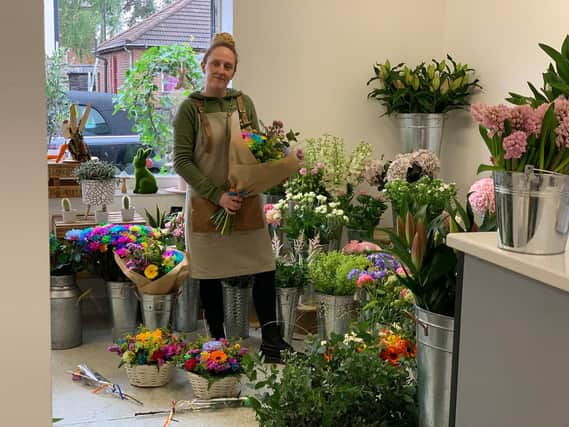 Owner of Lily Bows florist, Amiee Nolan
