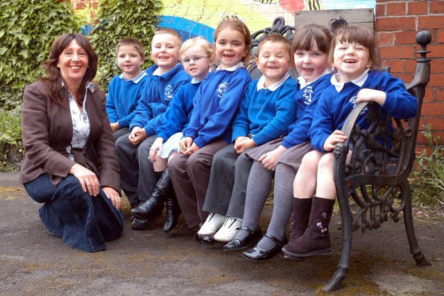 We love these smiling faces at Southwick Primary School in 2007. Ex-teacher Alison Downie shared a joke with Aaron Sutherland, Ari Bulmer, Ella Gray, Elisha Green, Aidan Sutherland, Alice Goldsmith and Jessica Johnston on a visit to Southwick Primary School.