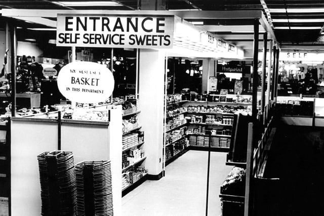 This great 1965 picture from Bills Hawkins at Sunderland Antiquarians shows the self-service sweet bar. Sam Potter said: "Joplings on Saturday morning to see the monkeys then at Christmas to go in Santa's Grotto." Picture: Bill Hawkins.