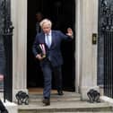 Prime Minister Boris Johnson departing 10 Downing Street after receiving the Sue Gray report into the partygate scandal.

Photograph: Stefan Rousseau/PA Wire