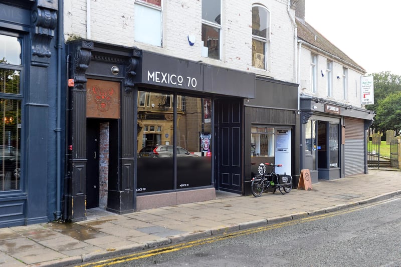 Just two doors up from 2 Church Lane is Mexico 70, a perfect place for anyone who likes spicy food and small plates. The tapas options at the High Street West restaurant change regularly but plant based and meat-free options take up a large part of the menu.